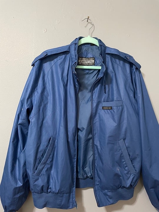 Members Only Bomber Jacket - Blue