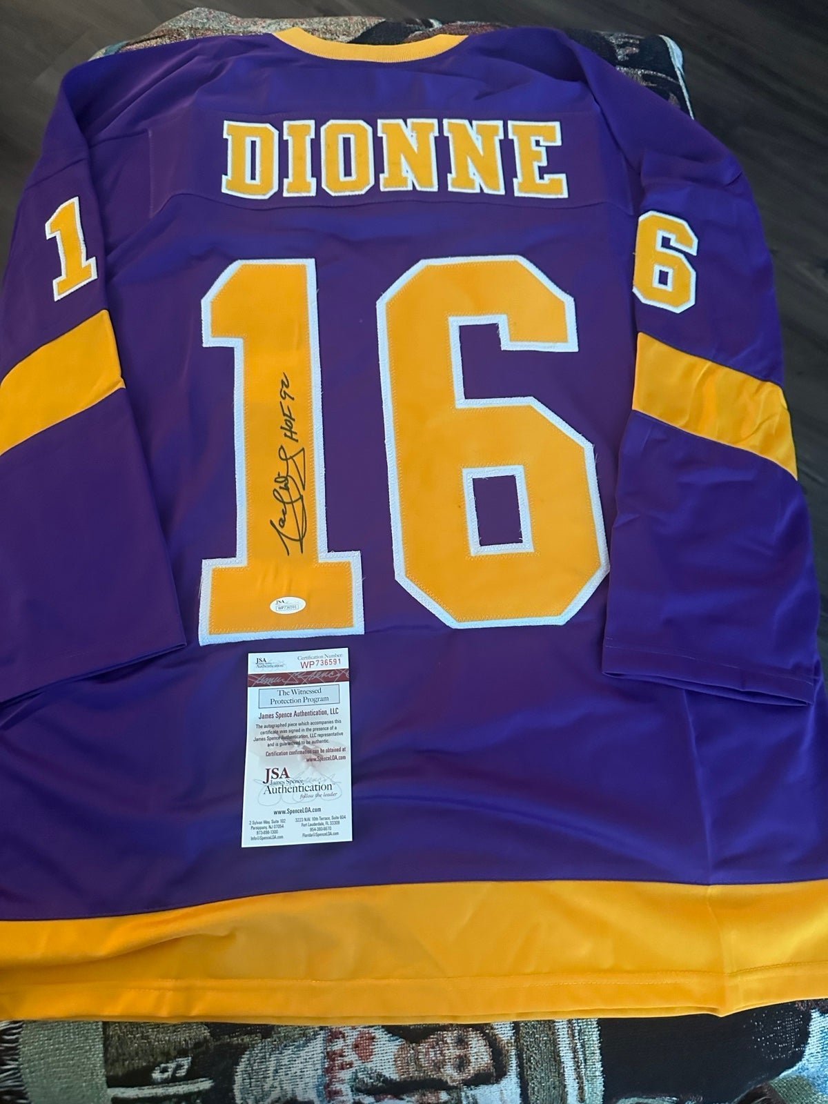 Marcel Dionne NHL Los Angeles Kings Autographed Hockey Jersey
