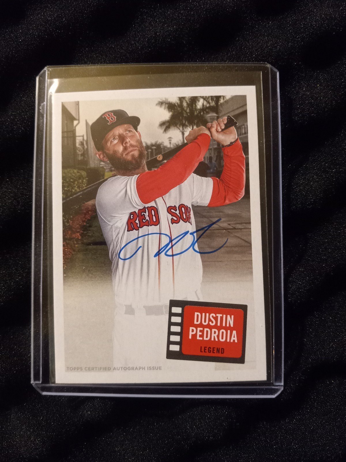 スポーツ選手 Dustin Pedroia 1/1 Autograph Patch 2024 TOPPS FIVE STAR DUSTIN PEDROIA AUTOGRAPH #FSA-DP RED