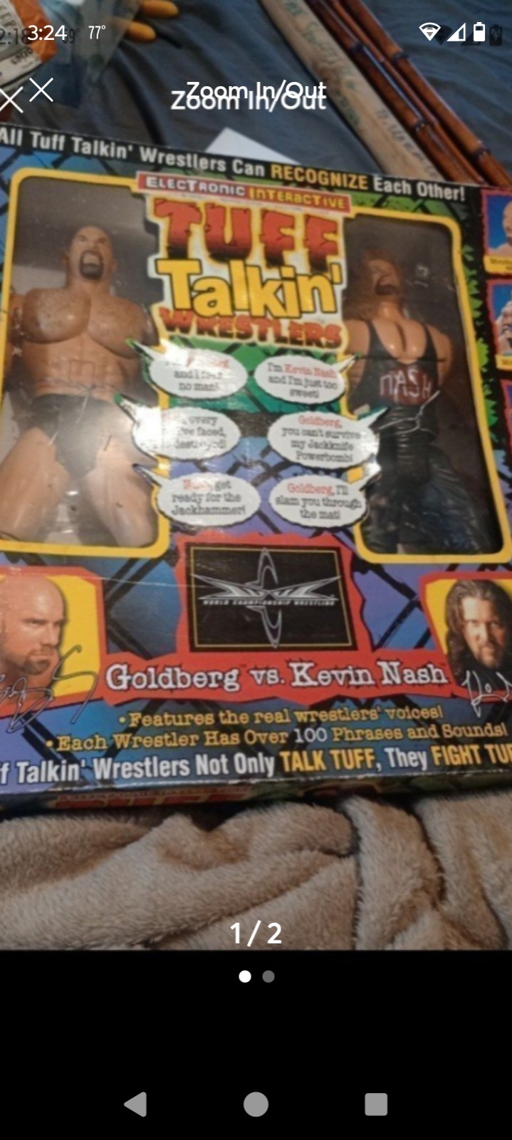 VERY RARE Tough talking wrestlers electronic vintage piece very collectible Rare