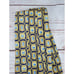 Pfizer Pill Graphic Gold Blue Geometric Silk Necktie Rare