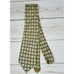 Pfizer Pill Graphic Gold Blue Geometric Silk Necktie Rare