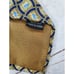 Pfizer Pill Graphic Gold Blue Geometric Silk Necktie Rare