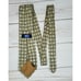 Pfizer Pill Graphic Gold Blue Geometric Silk Necktie Rare