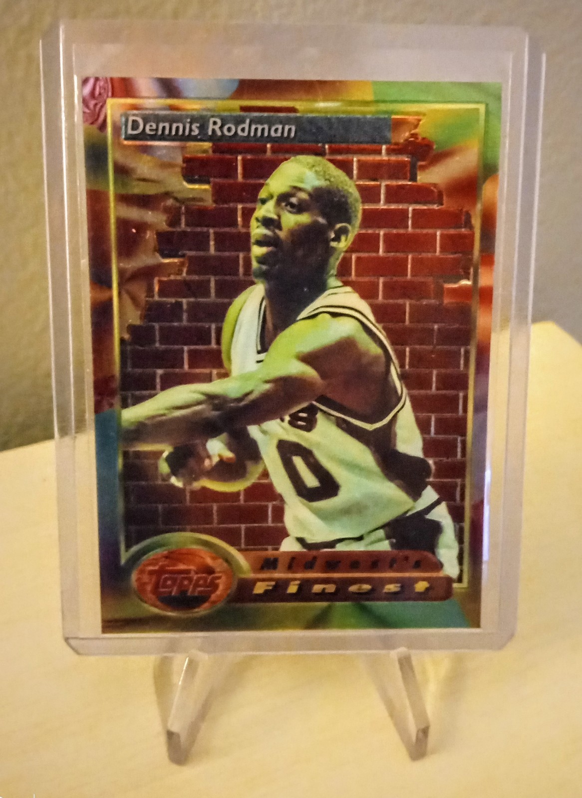Dennis Rodman 1993-94 Topps Finest Basketball MF SP Refractor #113