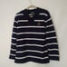 Mens Lauren Ralph Lauren Classic Embroidered Striped Polo Sweater Shawl Collar L