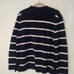 Mens Lauren Ralph Lauren Classic Embroidered Striped Polo Sweater Shawl Collar L