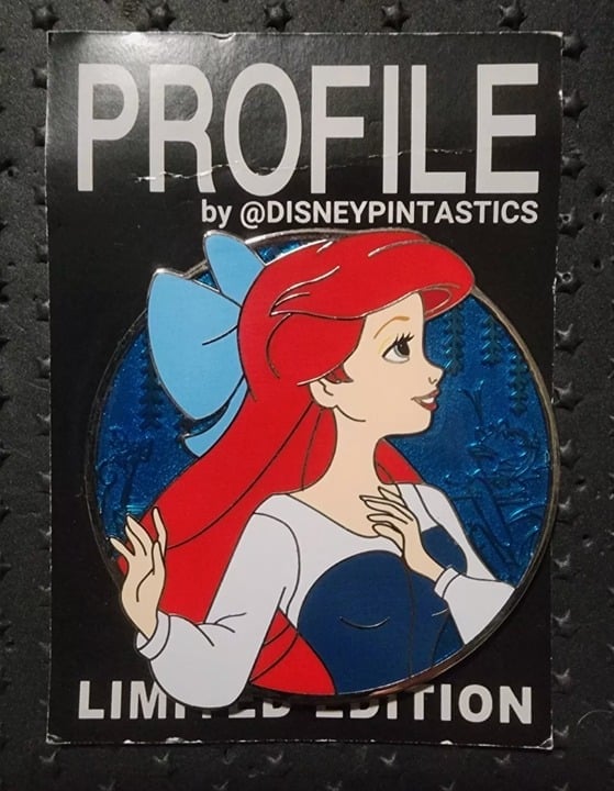 Disney The Little Mermaid Ariel Profile LE 50 Rare Pin Disneypintastics