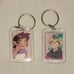 The Owl House Lumity Luz Noceda Amity Double Sided Keychain Charm Rectangle Set