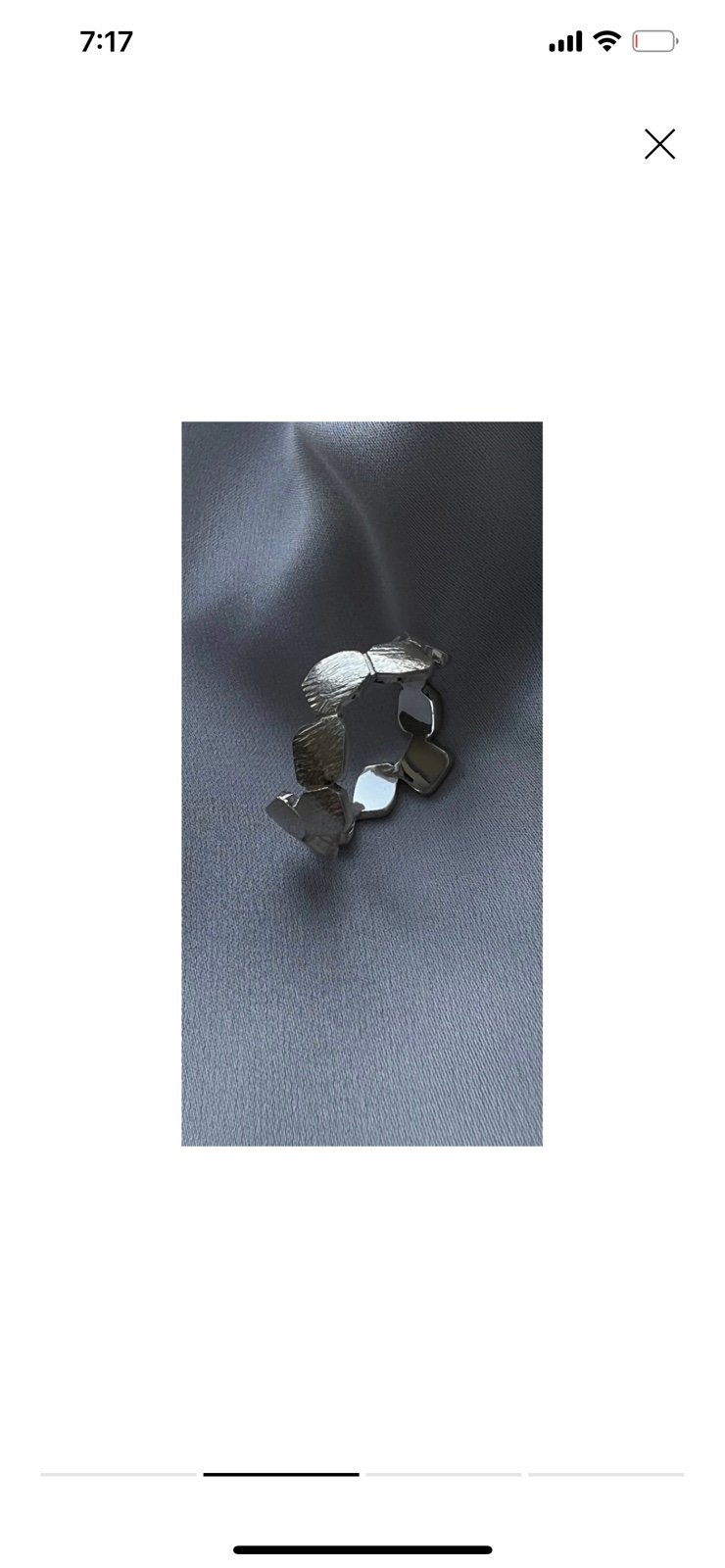 New silver ring 925