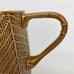 Rattan American Atelier Coffee Pot Stoneware Pitcher Carafe Teapot Vintage MCM
