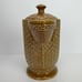 Rattan American Atelier Coffee Pot Stoneware Pitcher Carafe Teapot Vintage MCM