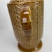 Rattan American Atelier Coffee Pot Stoneware Pitcher Carafe Teapot Vintage MCM