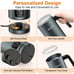 4 IN 1 Automatic Hot and Cold Foam Maker Stainless Steel Milk Steamer