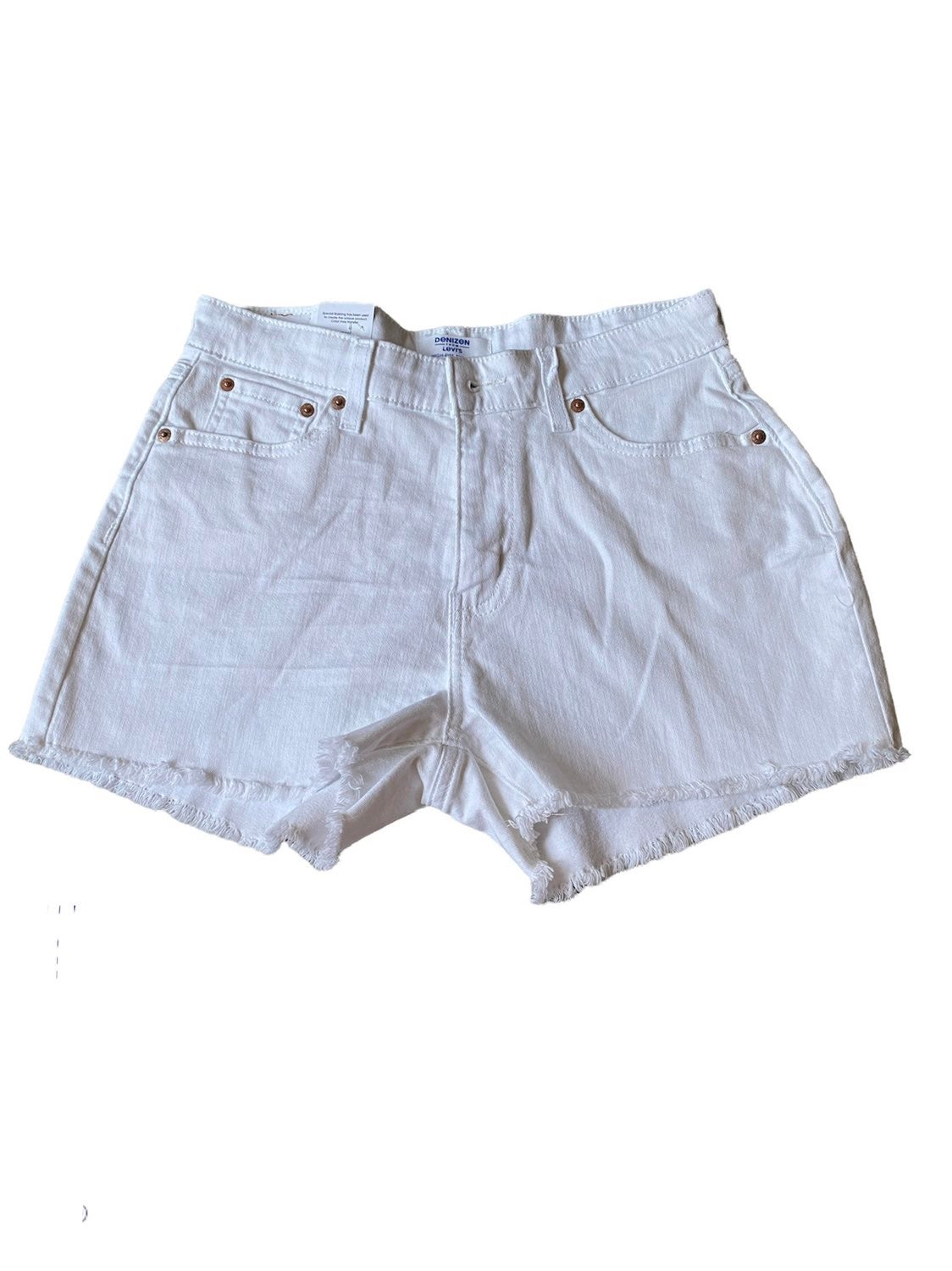 NWT Denizen front Levi's High-Rise Denim Shorts size 10/W30