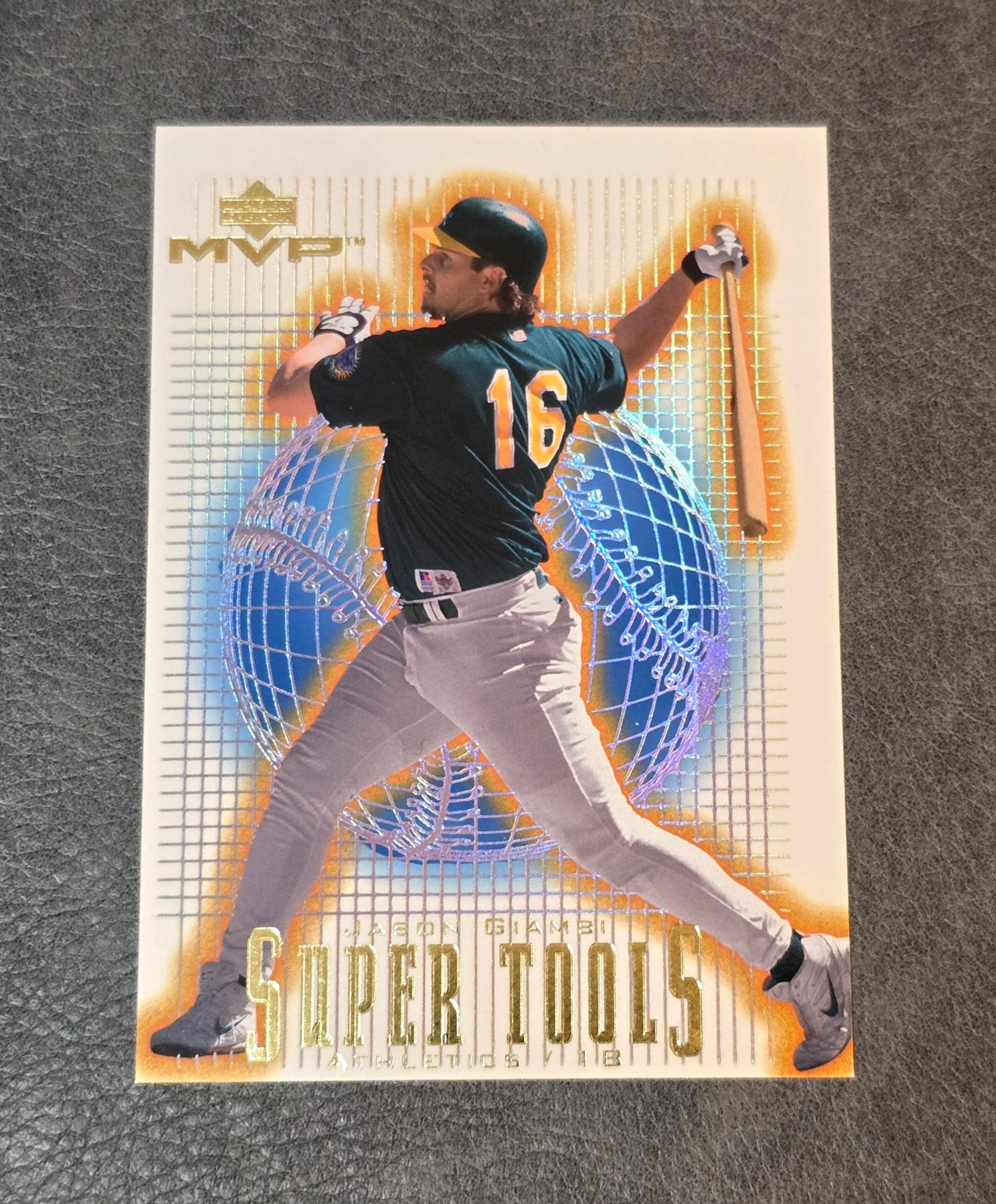 2001 Upper Deck MVP Super Tools #ST10 Jason Giambi Baseball Card
