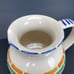 Pier 1 One Pottery Pitcher Italy Hand Painted Vintage Ewer Jug Modern Farmhouse
