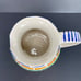 Pier 1 One Pottery Pitcher Italy Hand Painted Vintage Ewer Jug Modern Farmhouse