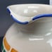 Pier 1 One Pottery Pitcher Italy Hand Painted Vintage Ewer Jug Modern Farmhouse