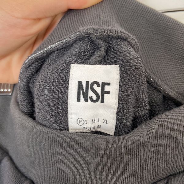 NSF shops Clarence Relaxed Track Pant in Gray Size XS