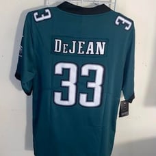 Philadelphia Eagles #33 DeJean NIKE on Field Cloth EmboriderdJersey Adult MEDIUM