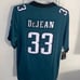 Philadelphia Eagles #33 DeJean NIKE on Field Cloth EmboriderdJersey Adult MEDIUM