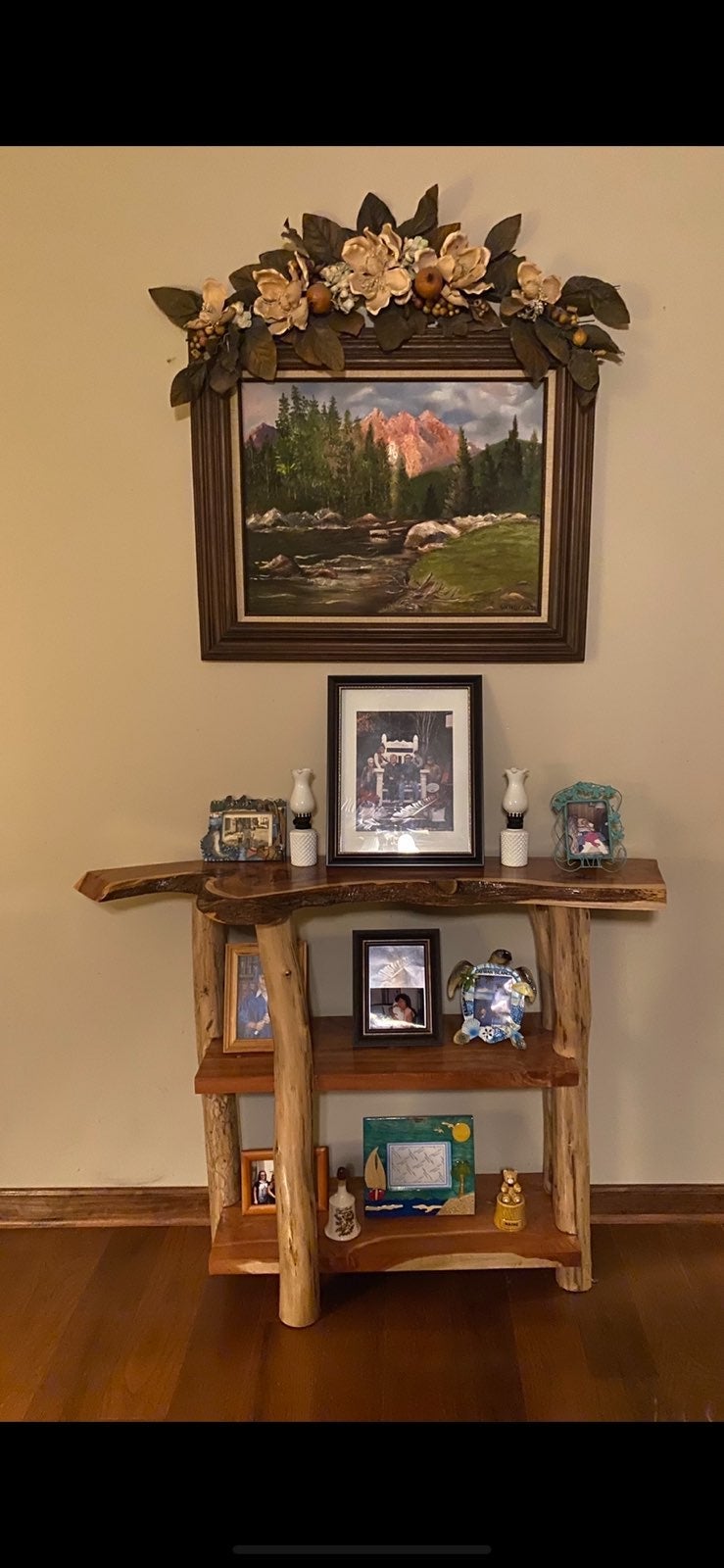 Rustic Epoxy Cedar Shelves