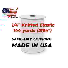 144 yards 1/4 Knitted ELASTIC USA