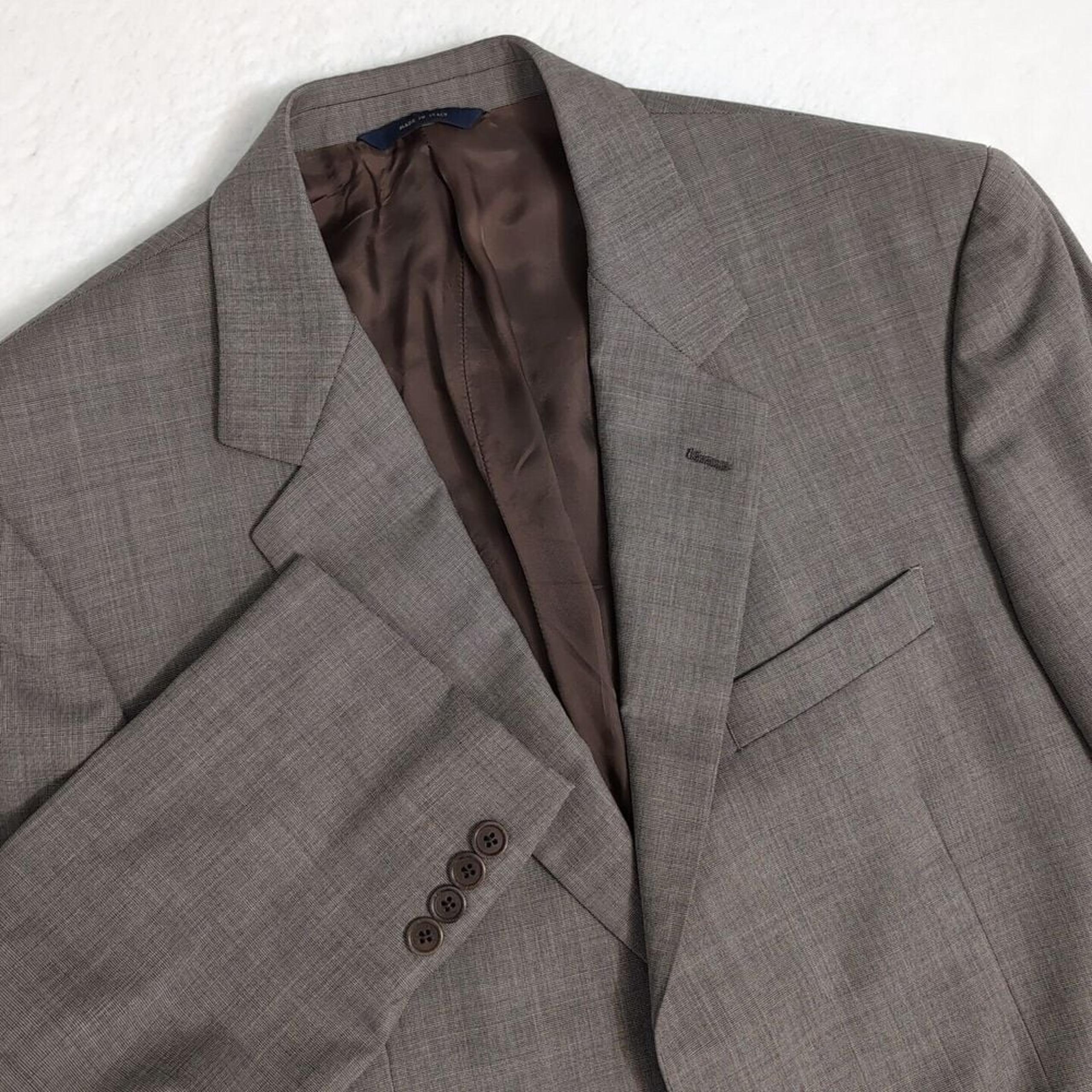 Brooks Brothers Blazer 42L Long Loro Piana Wool 1818 Madison Brown/Gray
