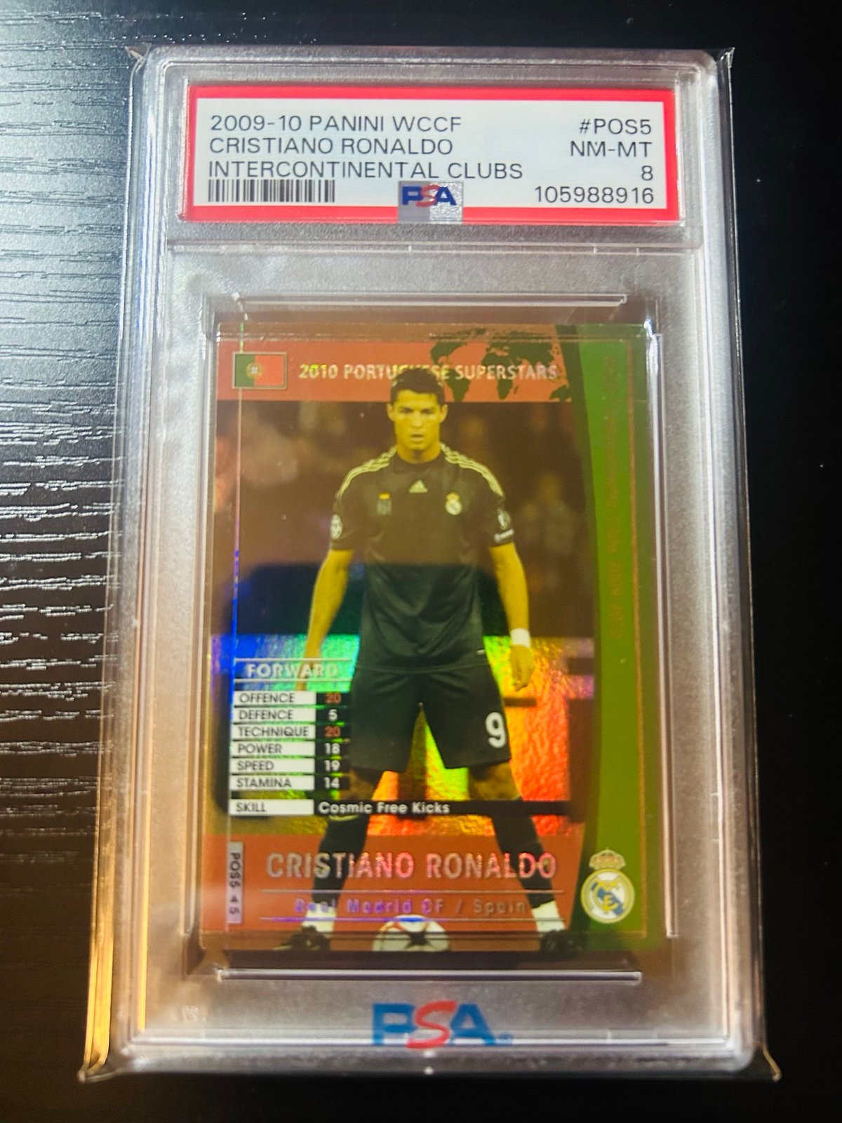 2009 Cristiano Ronaldo PSA 8