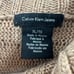 Calvin Klein tan oversize sleeve wool blend turtleneck sweater