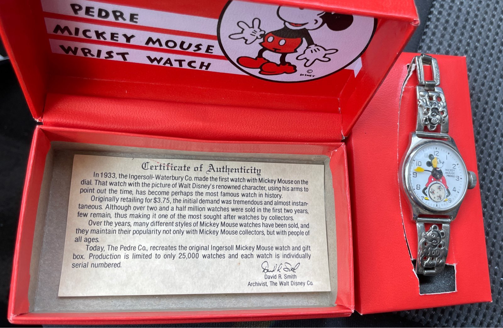 1933 pedre mickey watch