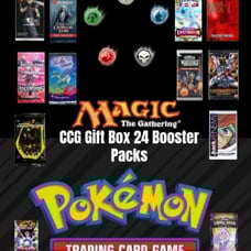CCG Gift Box Magic The Gathering Pokemon and Many More Booster Packs 24 booster