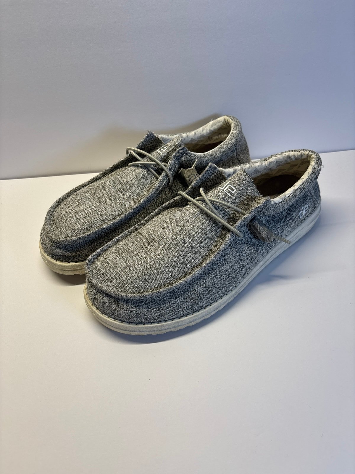 Hey Dudes “Wally/ linen” iron (size 10)