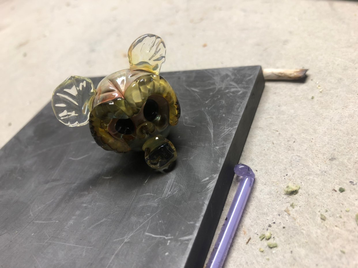 Glass pendant