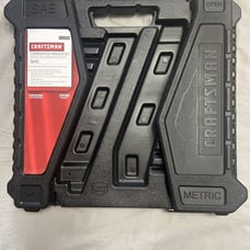 CRAFTSMAN EMPTY CASE For POLISHED CRAFTSMAN WRENCH SET, Both METRIC & SAE