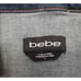 BeBe Women Denim Blue Jeans One Piece Surplice Stretch Jumpsuit NOWT Size 2