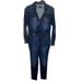 BeBe Women Denim Blue Jeans One Piece Surplice Stretch Jumpsuit NOWT Size 2
