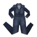 BeBe Women Denim Blue Jeans One Piece Surplice Stretch Jumpsuit NOWT Size 2