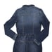 BeBe Women Denim Blue Jeans One Piece Surplice Stretch Jumpsuit NOWT Size 2