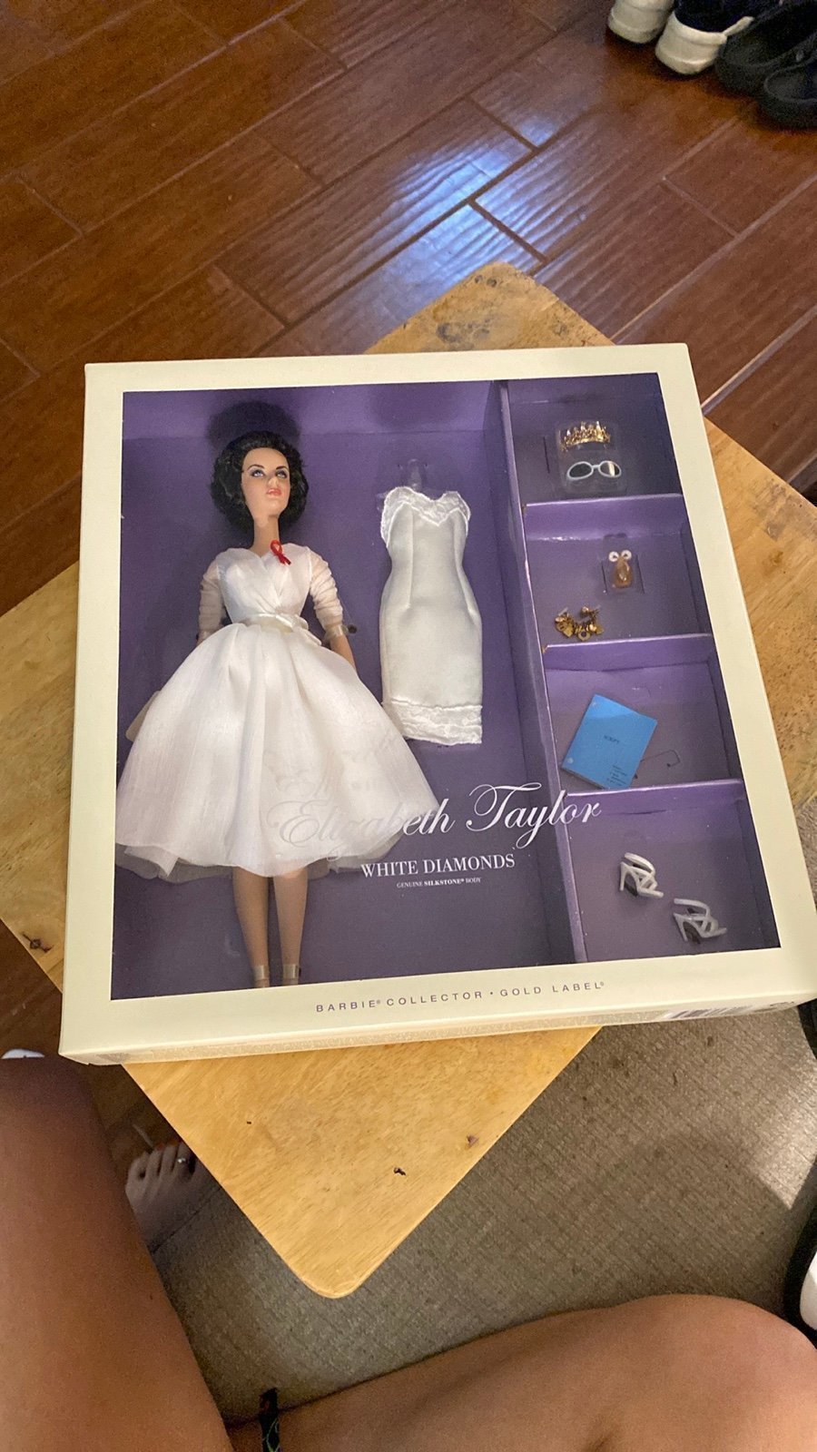 Barbie ELIZABETH TAYLOR SILKSTONE DOLL GET FREE BARBIE SHEER ILLUSION