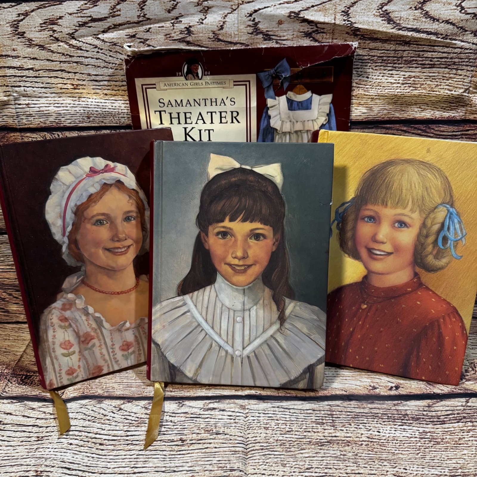 American Girl Books & Samantha Theater Kit