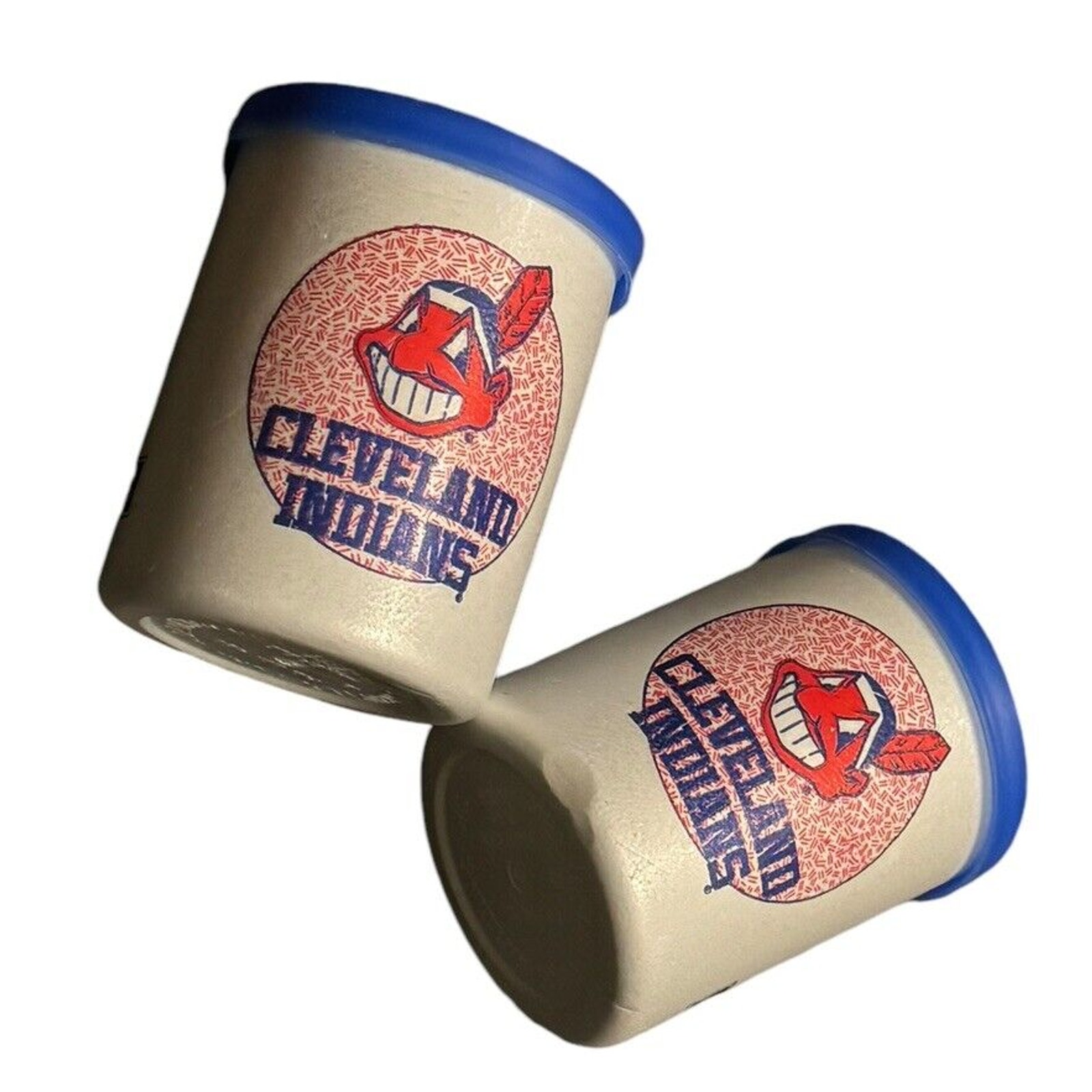 MLB Cleveland Indians VTG Foam Koozies (2) Huggies Major League Baseball Pepsi