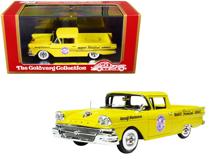 1958 Ford Ranchero Aircraft Maintenance Car Yellow Braniff International Airway