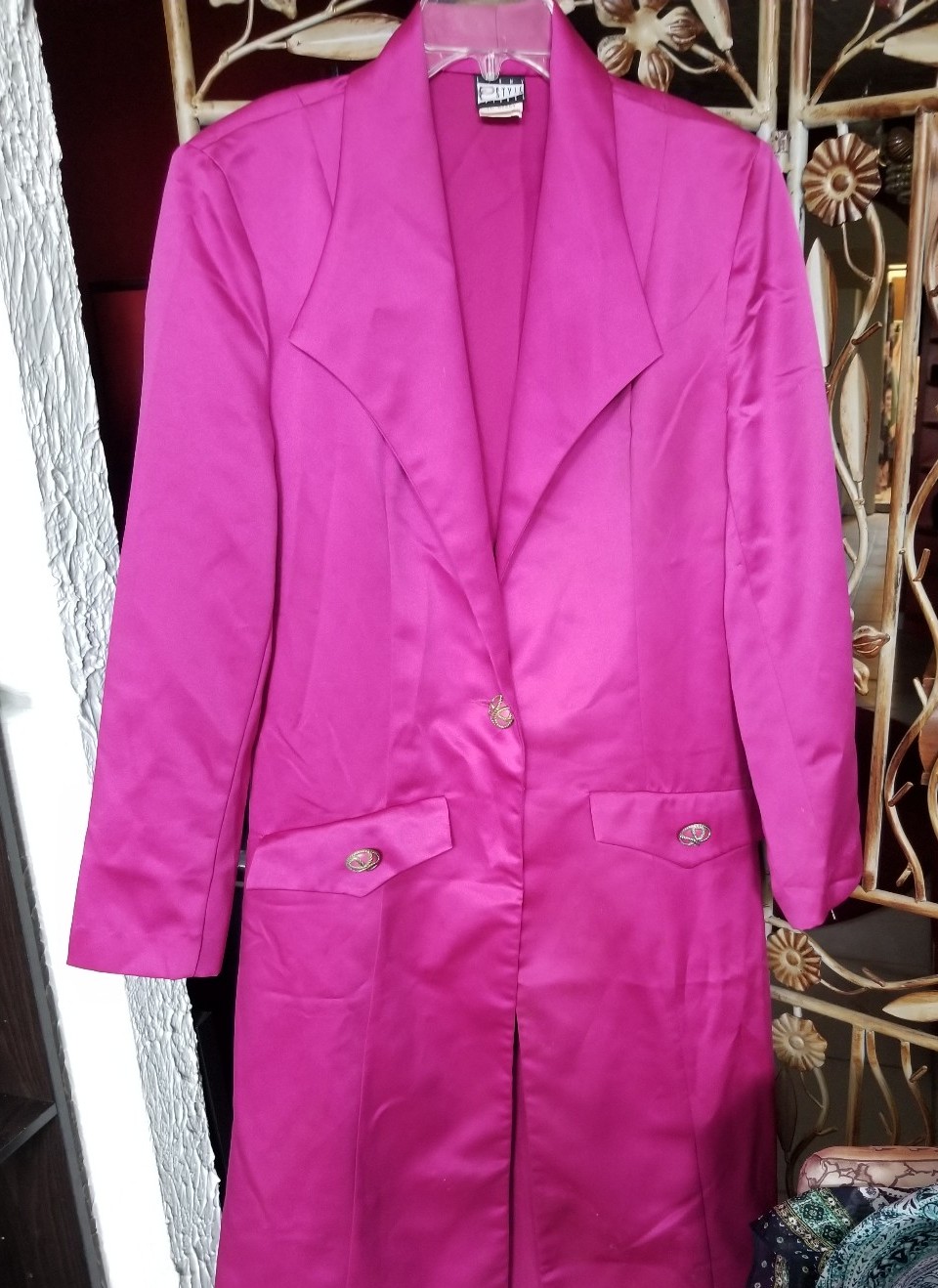 Satin Dress Coat