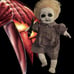 Creepy Horror Doll, Michael Myers Inspired Baby Doll, OOAK, Custom, Haunted, Hal