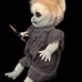 Creepy Horror Doll, Michael Myers Inspired Baby Doll, OOAK, Custom, Haunted, Hal
