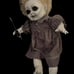 Creepy Horror Doll, Michael Myers Inspired Baby Doll, OOAK, Custom, Haunted, Hal