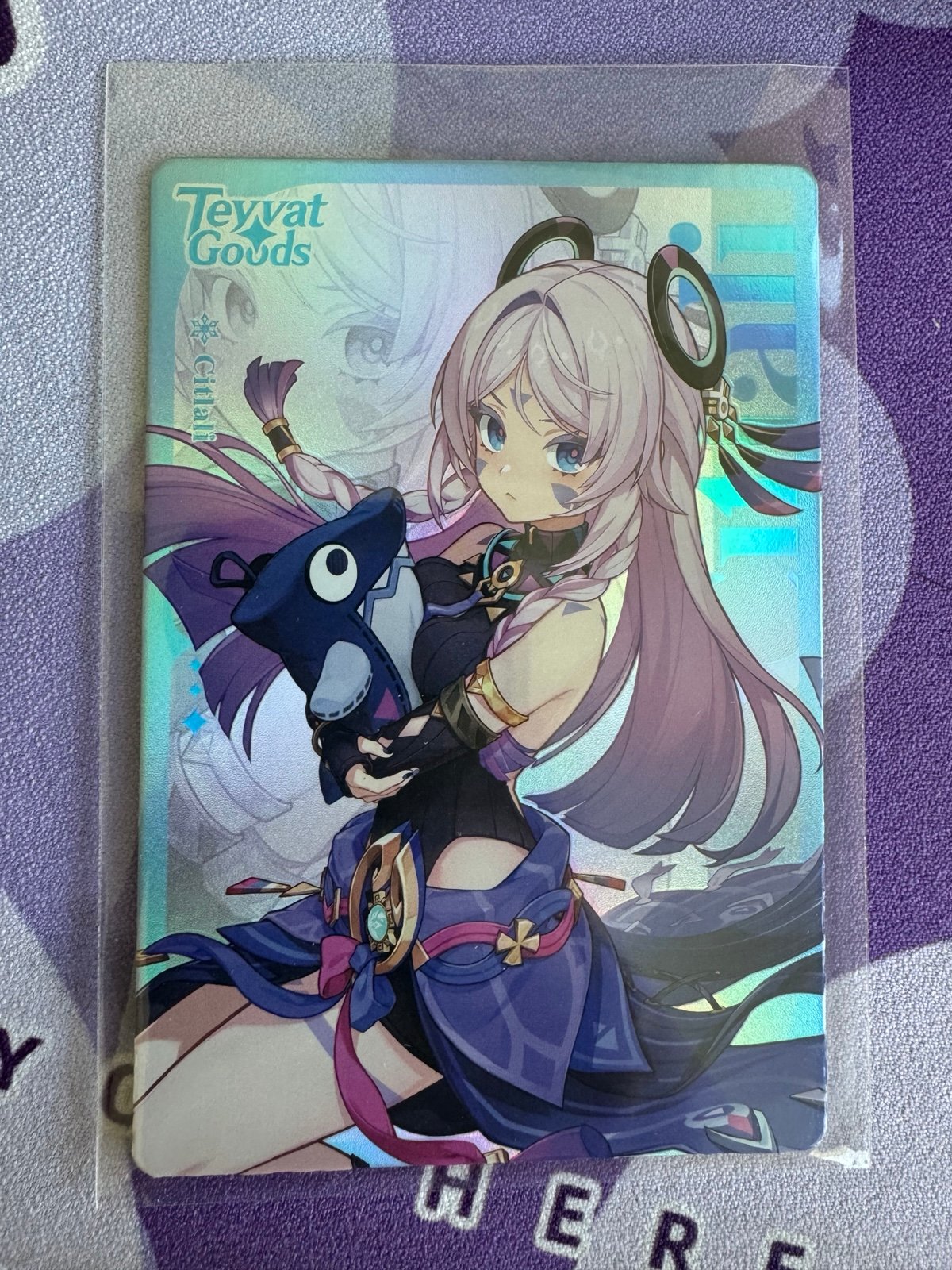 Citlali teyvat goods genshin impact cards