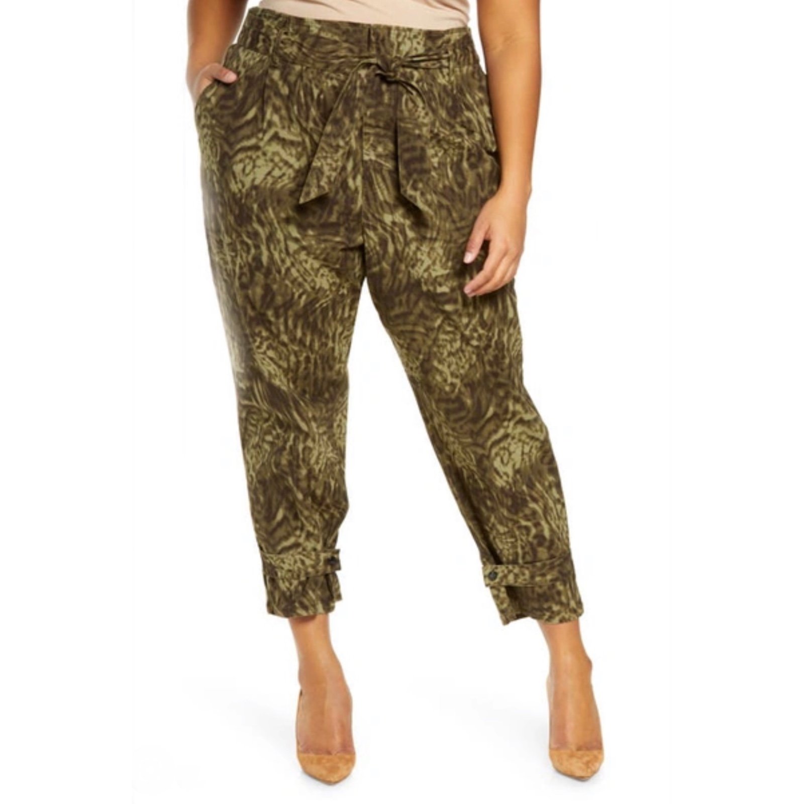 Good American Upgrade Jungle High Waisted Pants